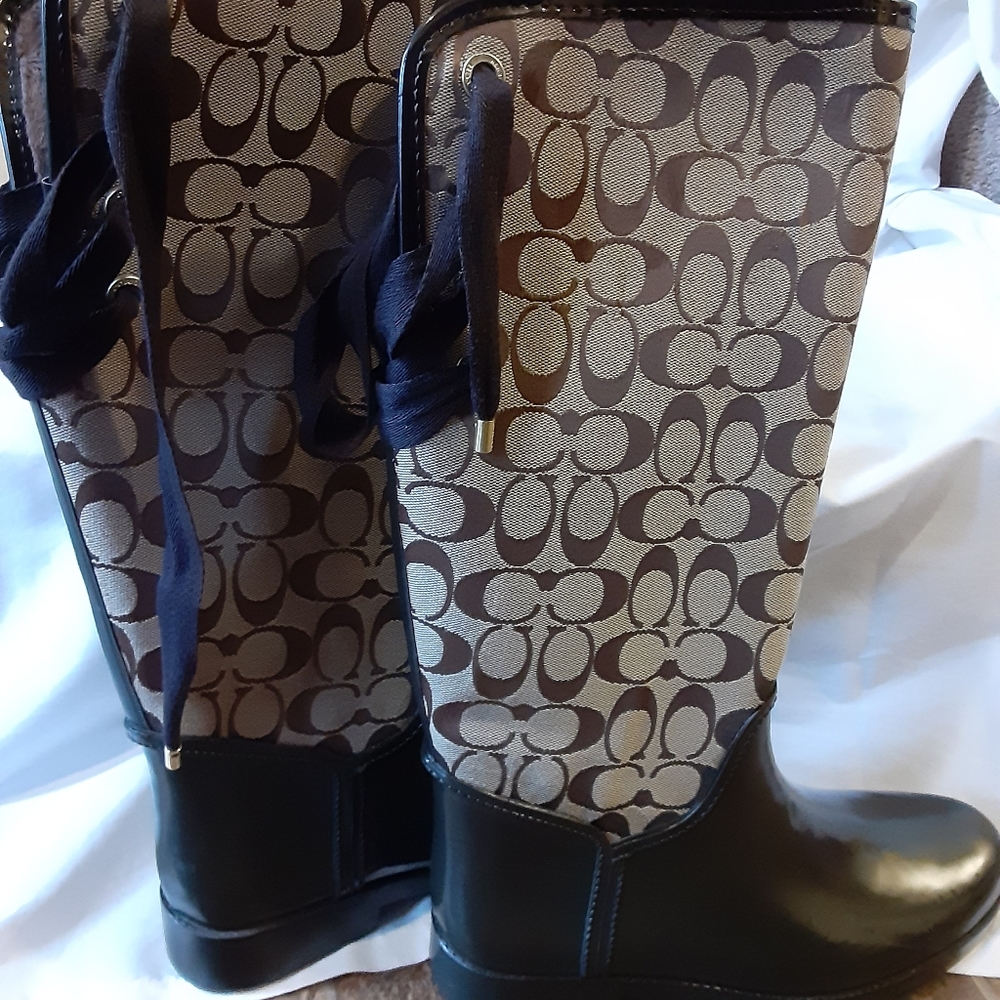 Coach rain boot